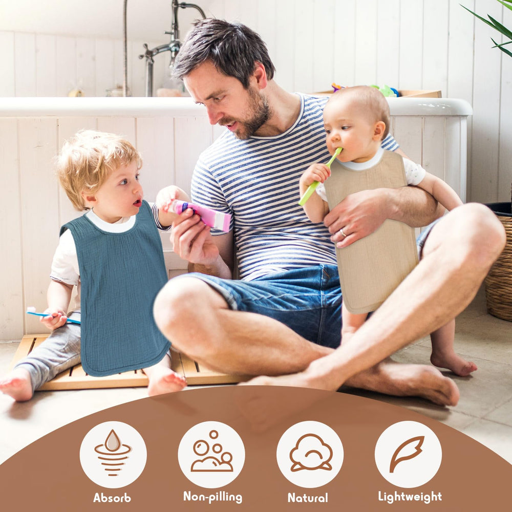 Newwiee bibs are easy to clean, machine washable for busy households.