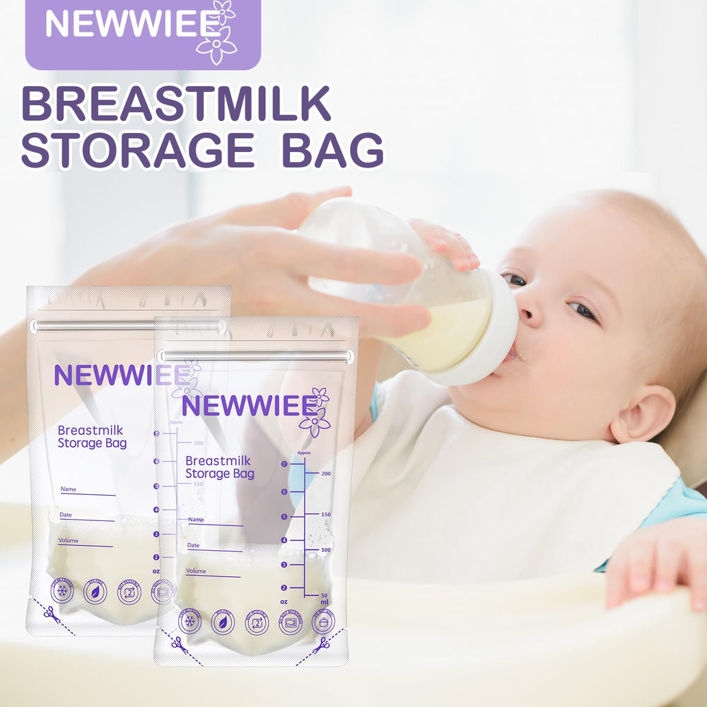 Newwiee freezer-friendly bags fit fridge and freezer organization