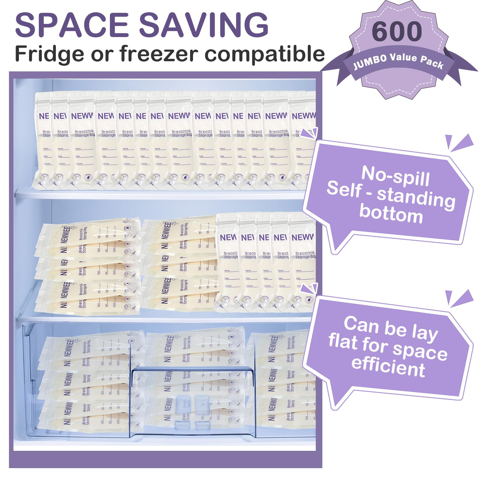 Newwiee writable labels and measurement marks help track storage