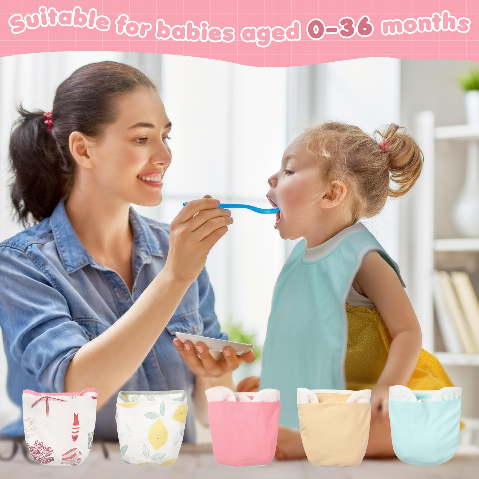 Newwiee gift-ready bib set is a thoughtful baby shower gift.