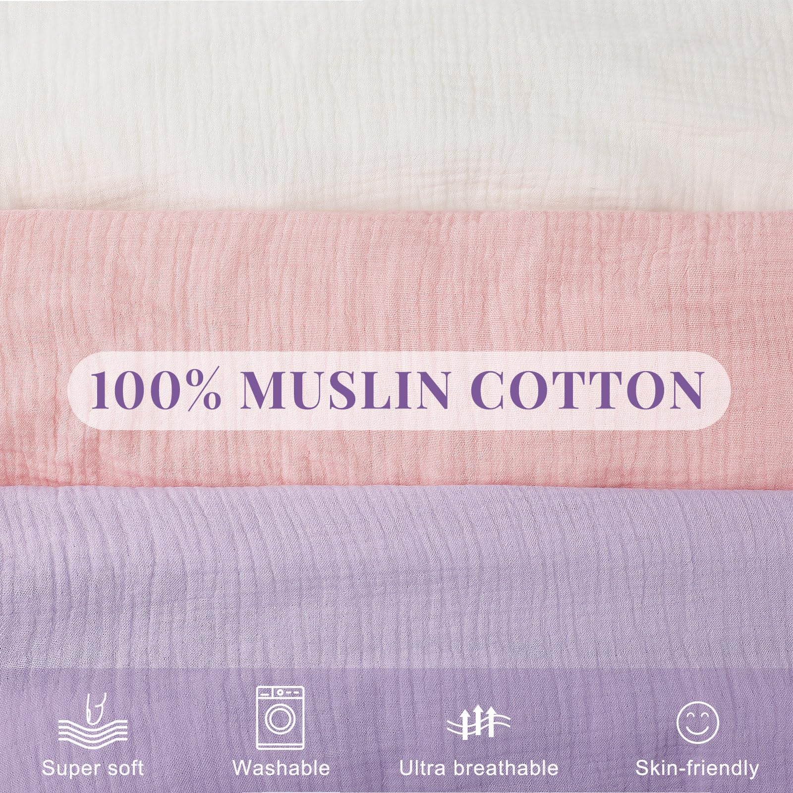 Newwiee Graceful crib sheets style2 close-up with vibrant color options for restful naps