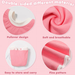 Newwiee large toddler bib 51x27 cm provides full coverage against spills.