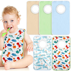 Newwiee towel bib toddler full coverage protects outfits during meals and drool.