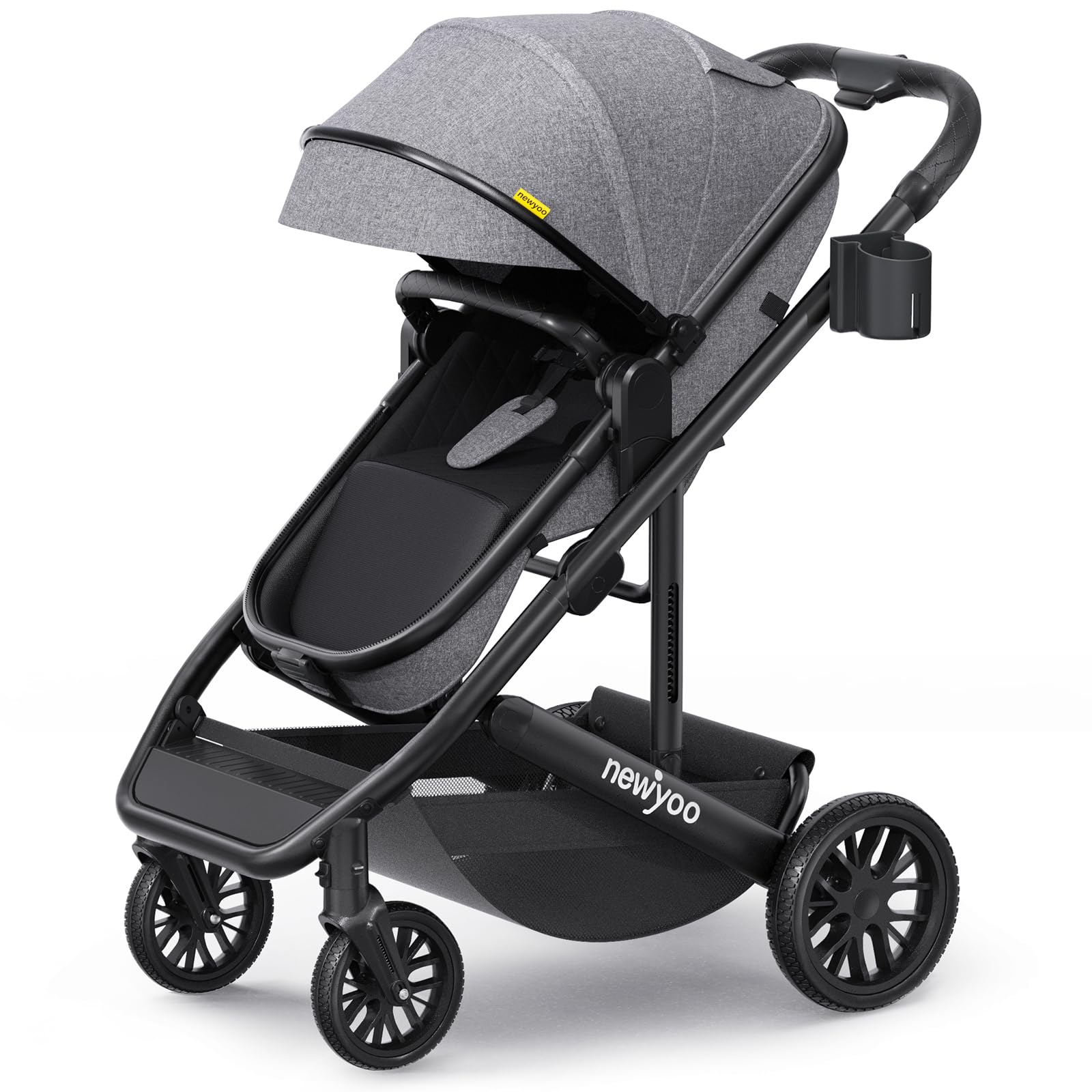 newyoo Nestro 516M front view for easy everyday handling in grey