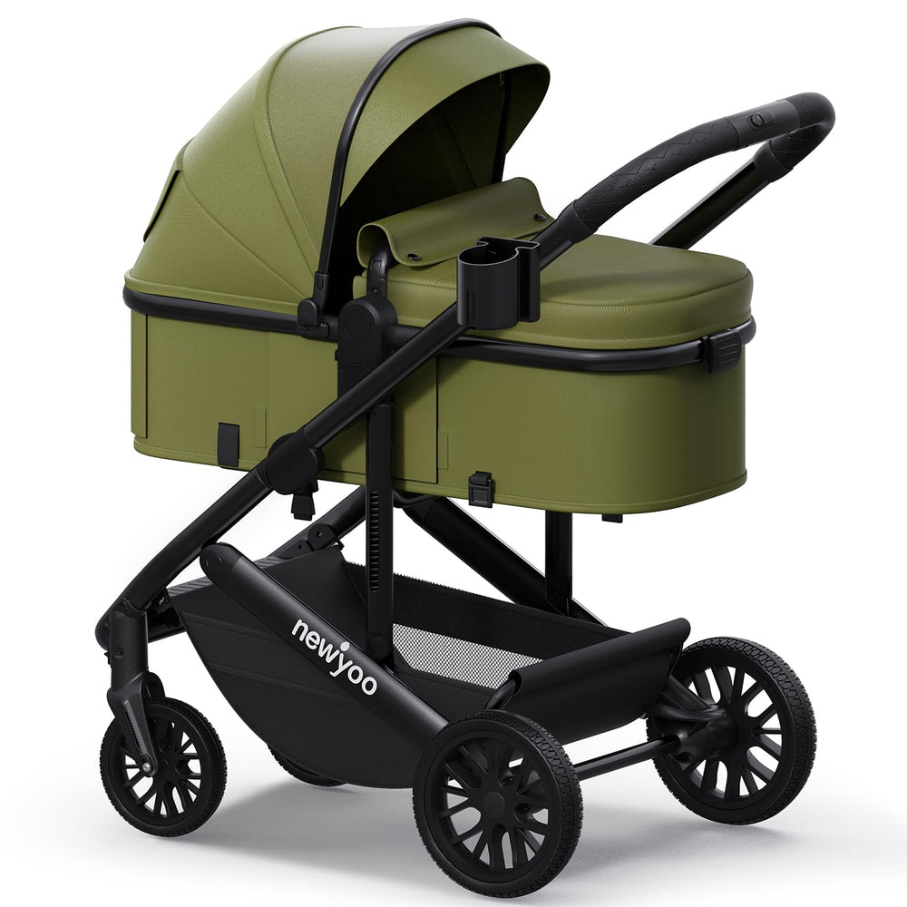newyoo Nestro 516M stroller green reversible seat for parent- or child-facing comfort.