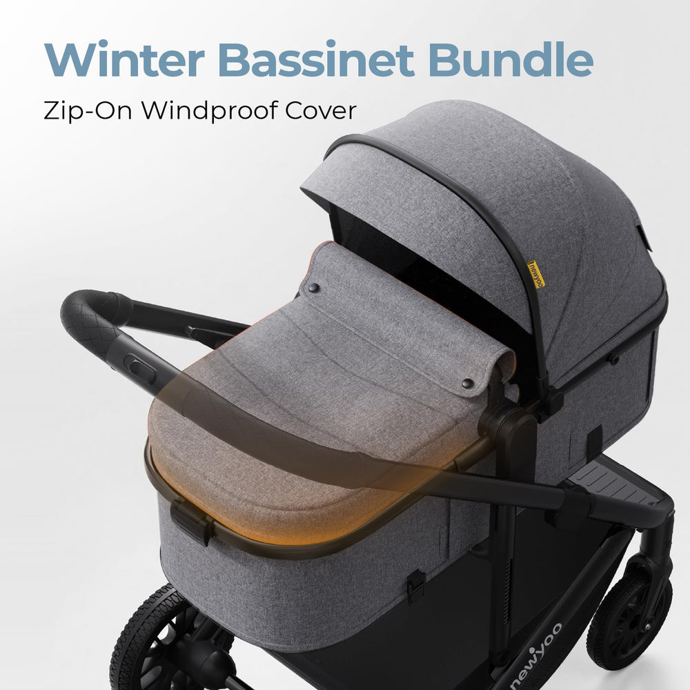 newyoo Nestro 516M zip-out canopy demonstrates sun protection and ventilation