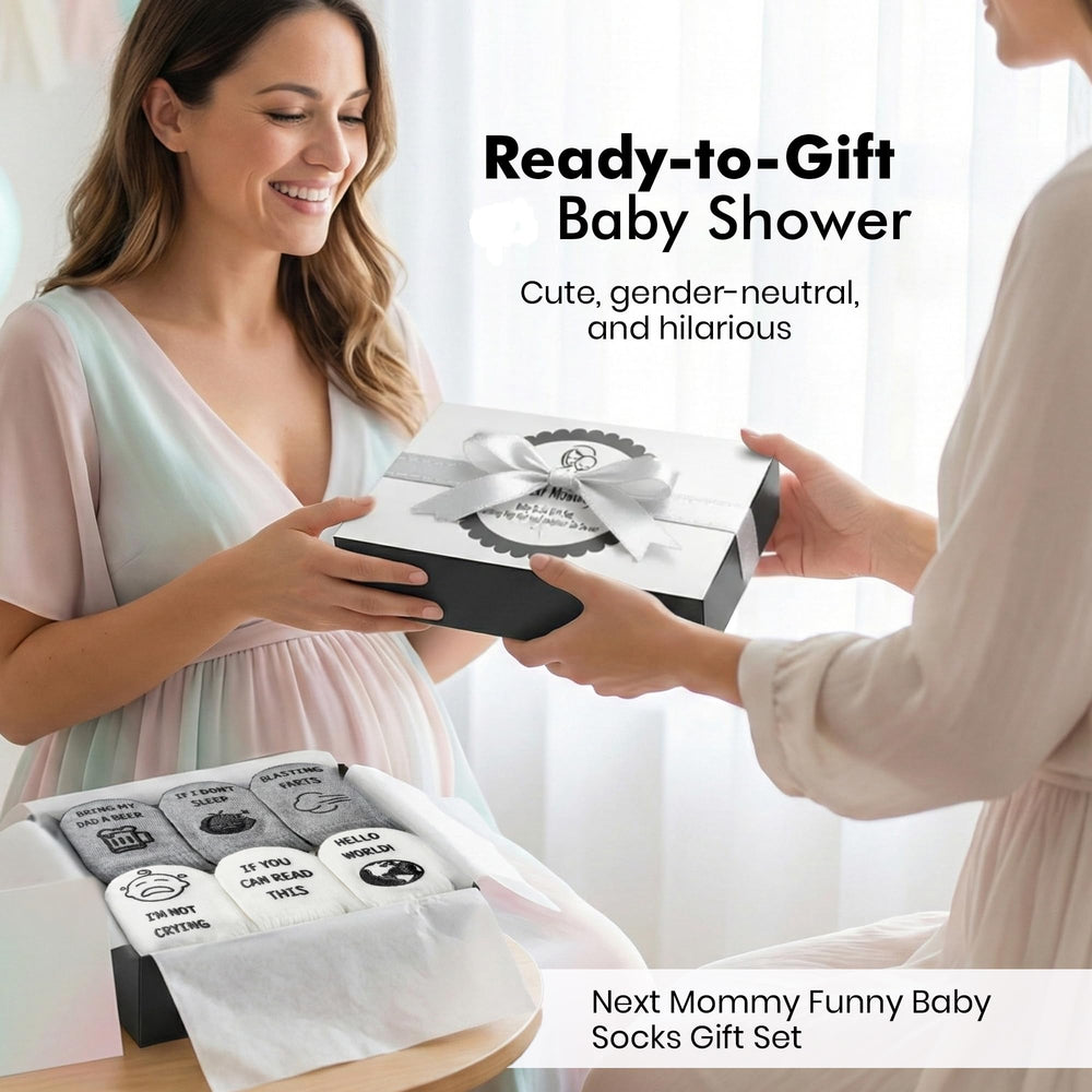 NEXT MOMMY non-slip grip helps secure tiny feet on slick floors