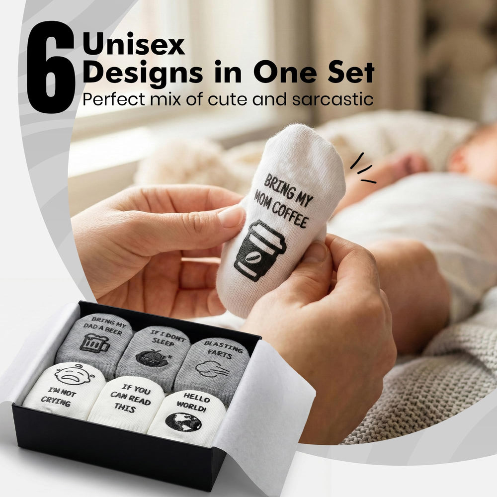 NEXT MOMMY gray-white designs offer gender-neutral style for any outfit