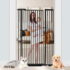 NexusSmash 55.1-inch extra tall gate prevents cat jumping at stairs