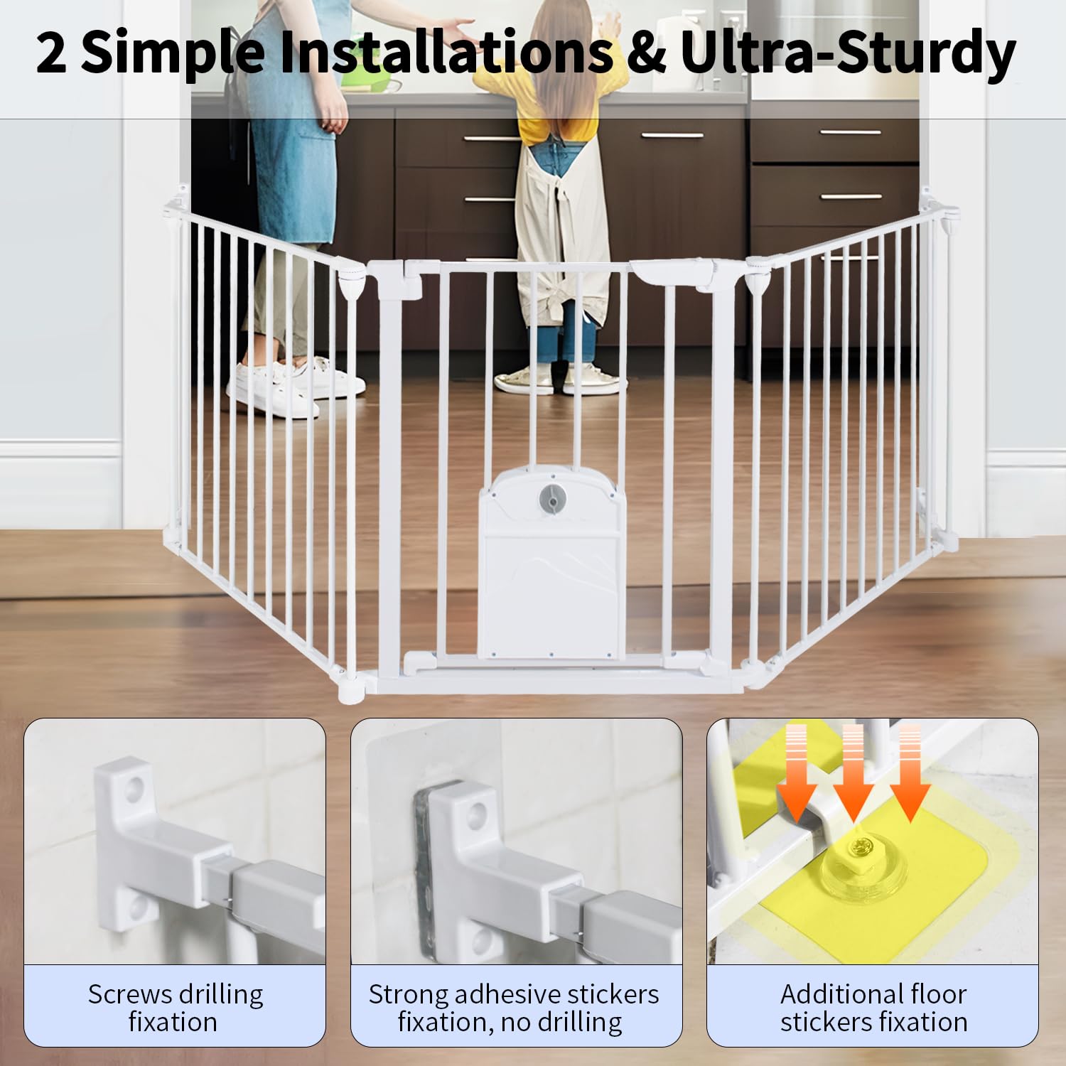 NexusSmash hardware mounted installation provides sturdy setup with screws