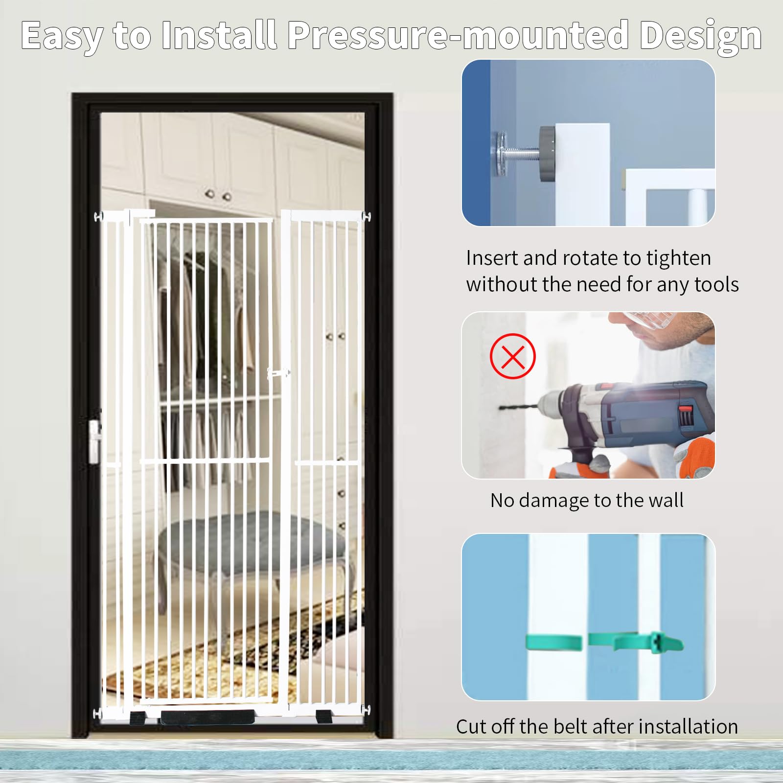 NexusSmash easy-open gate handle demonstrates quick passage for busy homes.