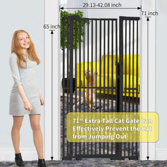 NexusSmash extra tall gate adjusted to fit a range of openings.