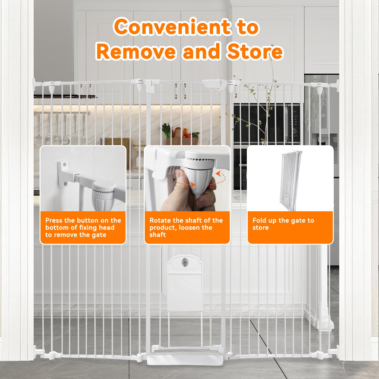 NexusSmash hardware-mounted gate ensures sturdy setup on stairs or doorways