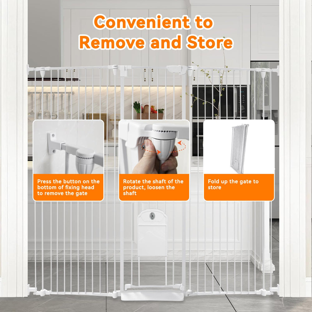 NexusSmash hardware-mounted gate ensures sturdy setup on stairs or doorways
