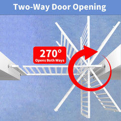 NexusSmash narrow 1.37 inch gap prevents puppies from squeezing through.