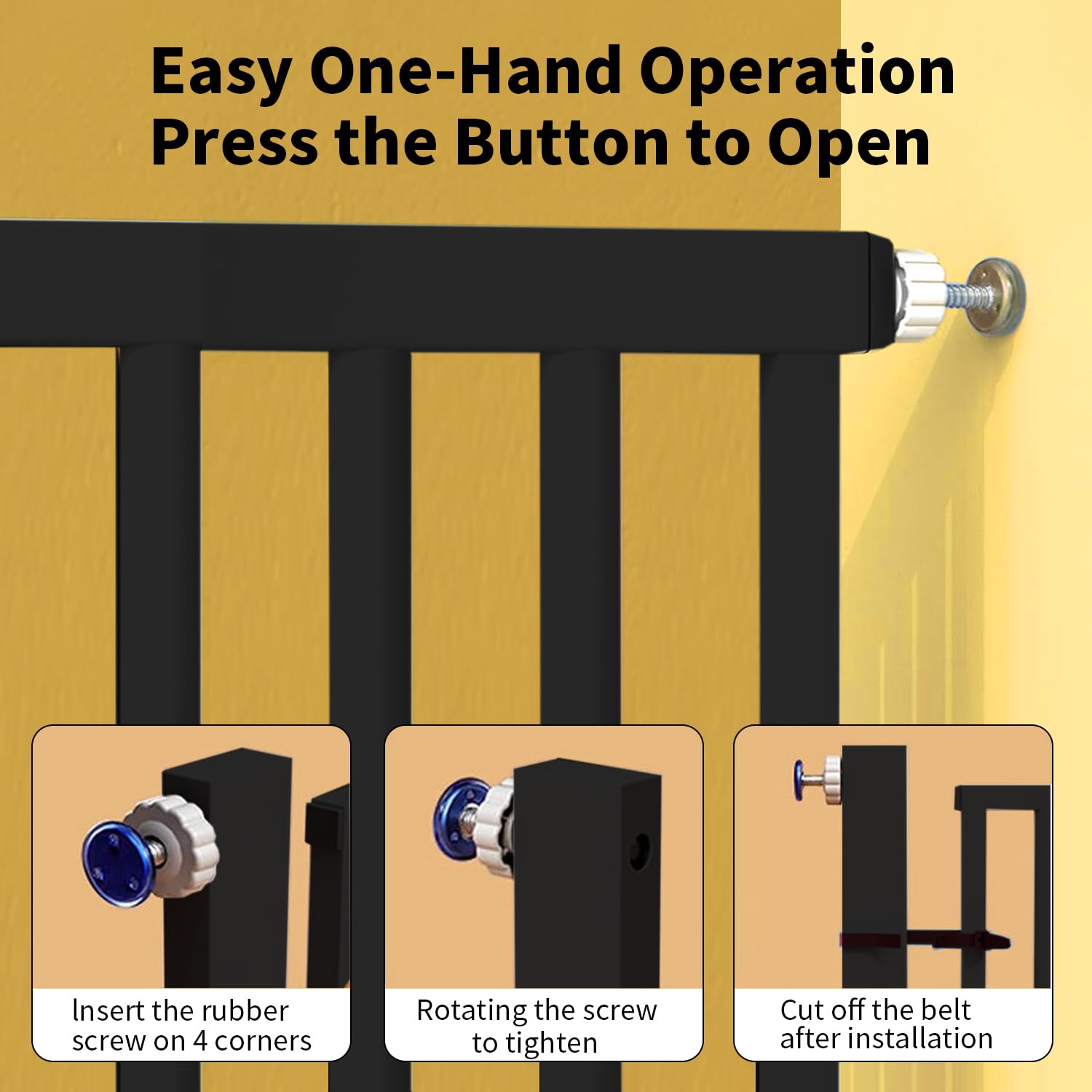 NexusSmash walk-through swing gate in doorway for easy access