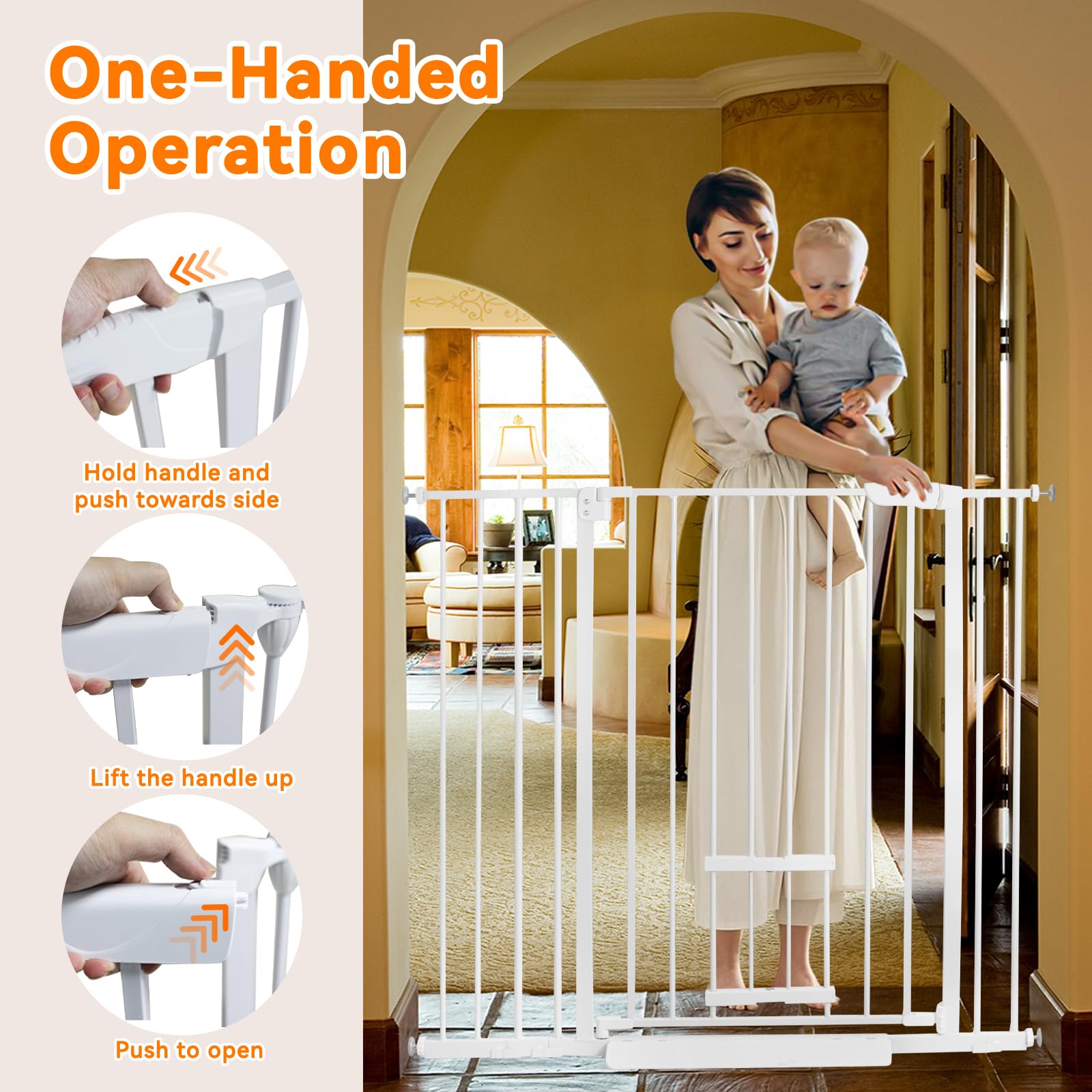NexusSmash 41inch gate installation with no-tools and pressure bolts