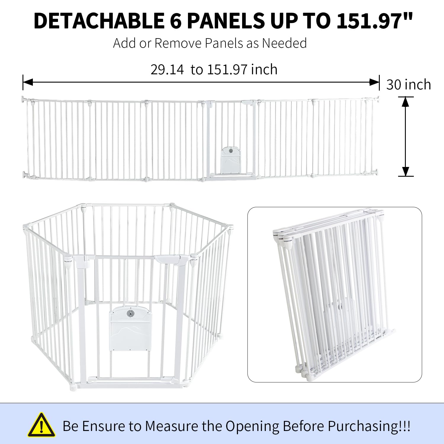 NexusSmash cat-door-pass-through shows convenient pet access while baby stays protected.