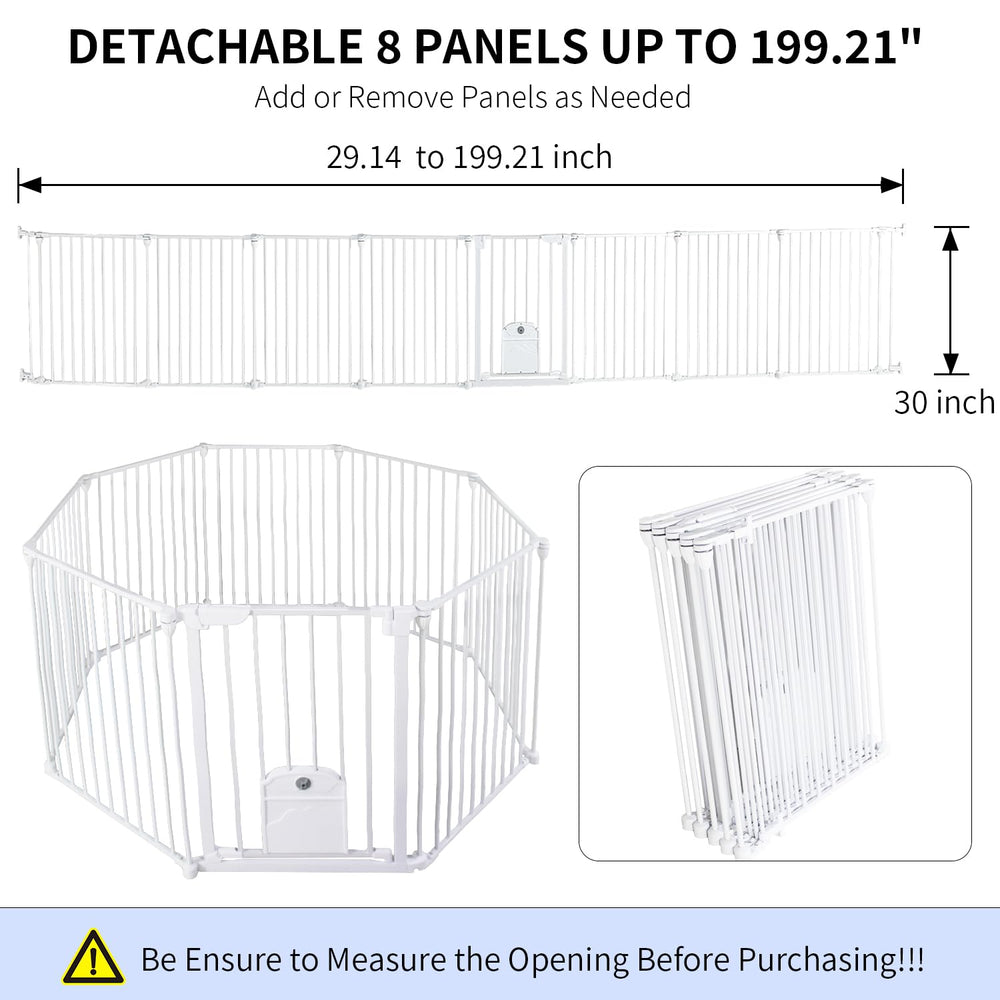 NexusSmash extra-wide gate with cat door enables easy pet passage