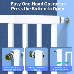 NexusSmash steel construction highlights durable, sturdy gate for energetic pets.