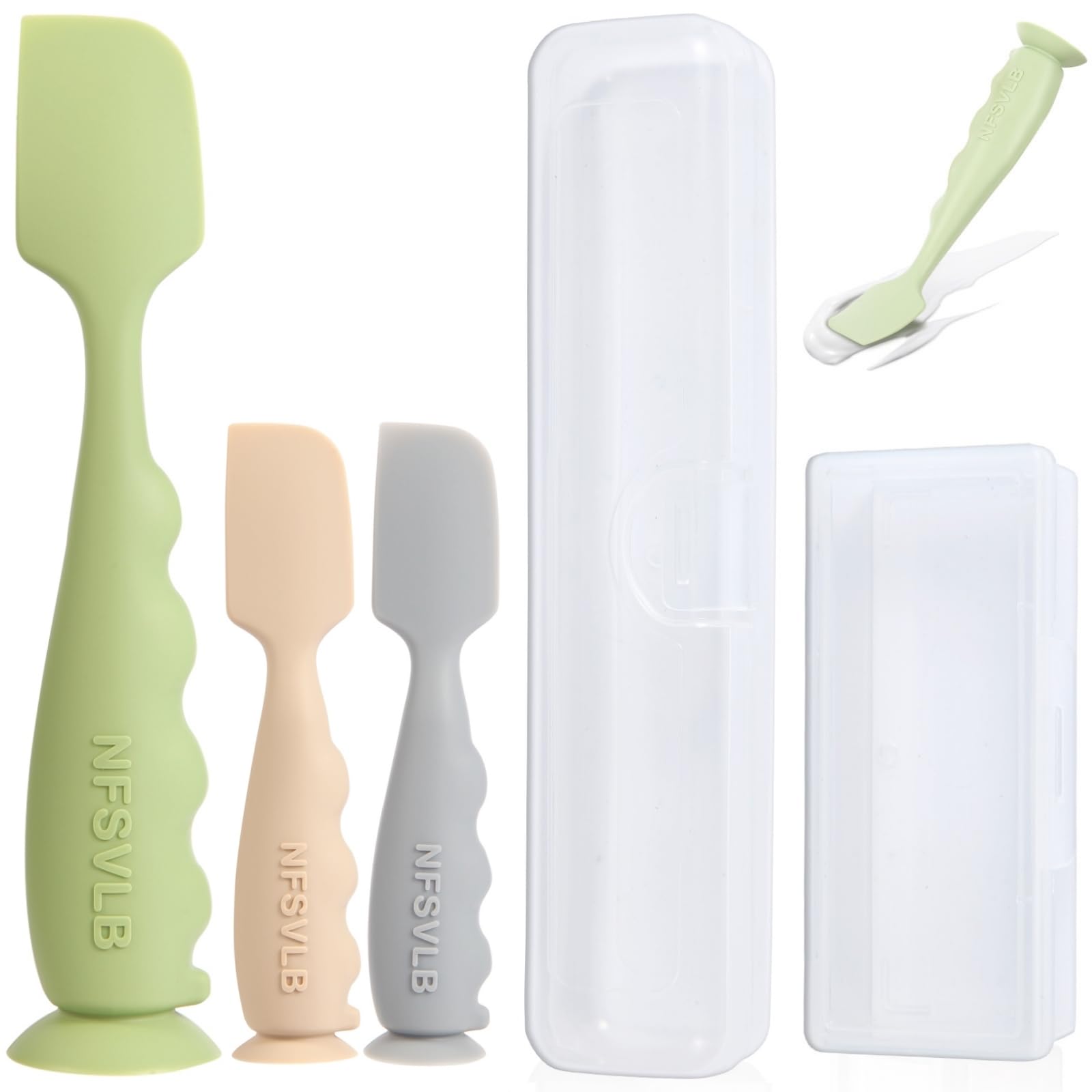 NFSVLB diaper cream spatula large for clean, even application on baby skin