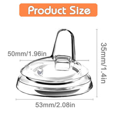 NGUP soft BPA-free silicone material in spout for comfortable drinking
