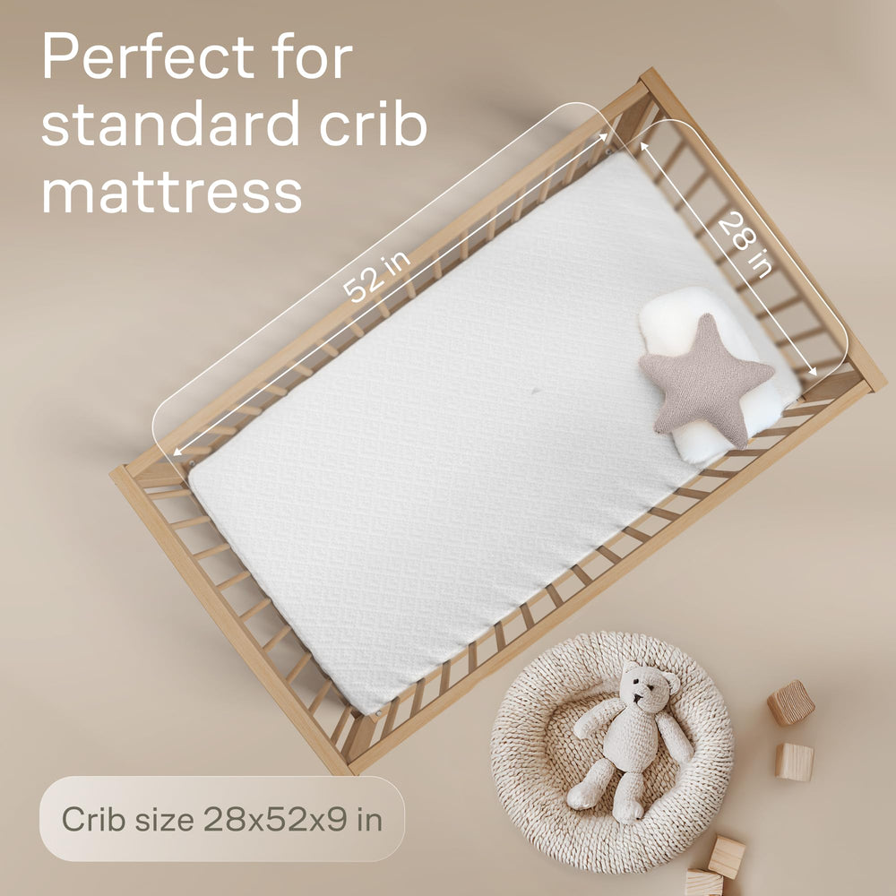Niagara Sleep Solution breathable crib protector; helps keep the sleeping surface cool.