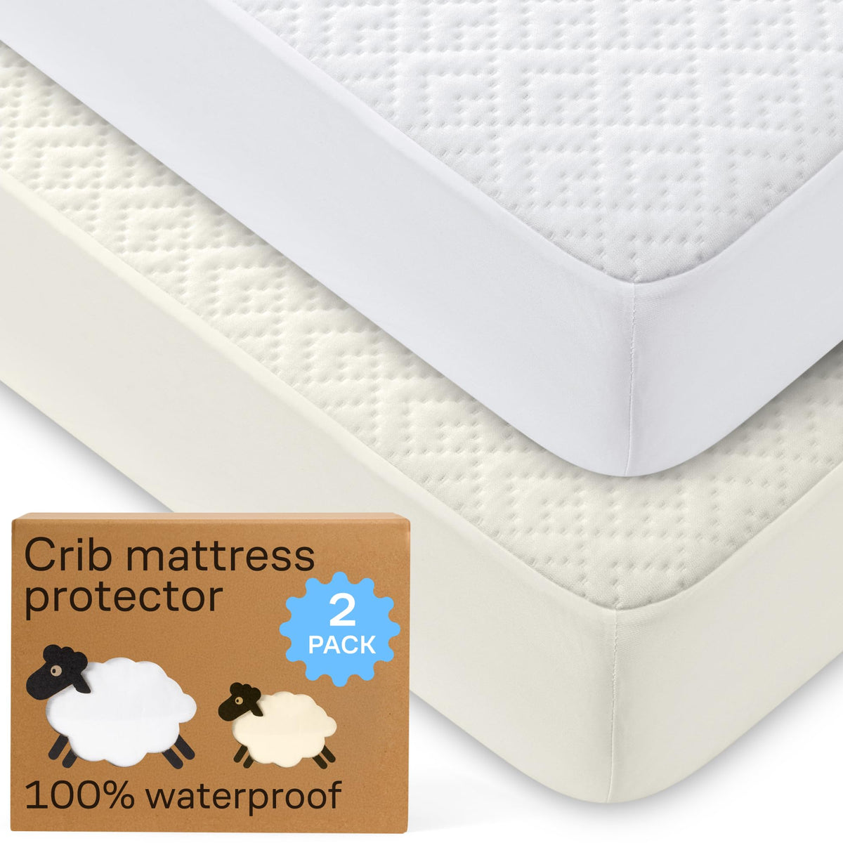 Niagara Sleep Solution crib protector shows soft bamboo fabric for dry, comfortable baby's sleep