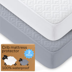 Niagara Sleep Solution crib protector waterproof layer shields crib mattress from spills