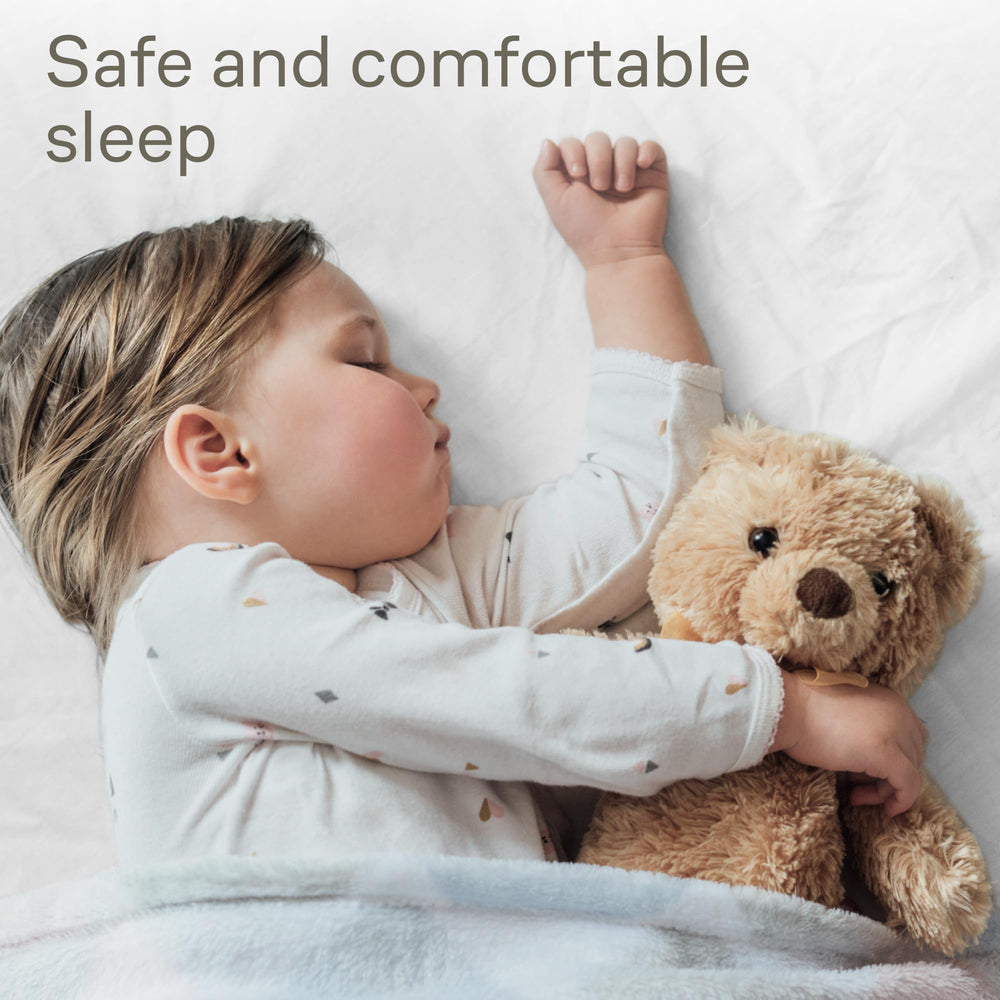 Niagara Sleep Solution machine-washable protector simplifies nursery cleanup.