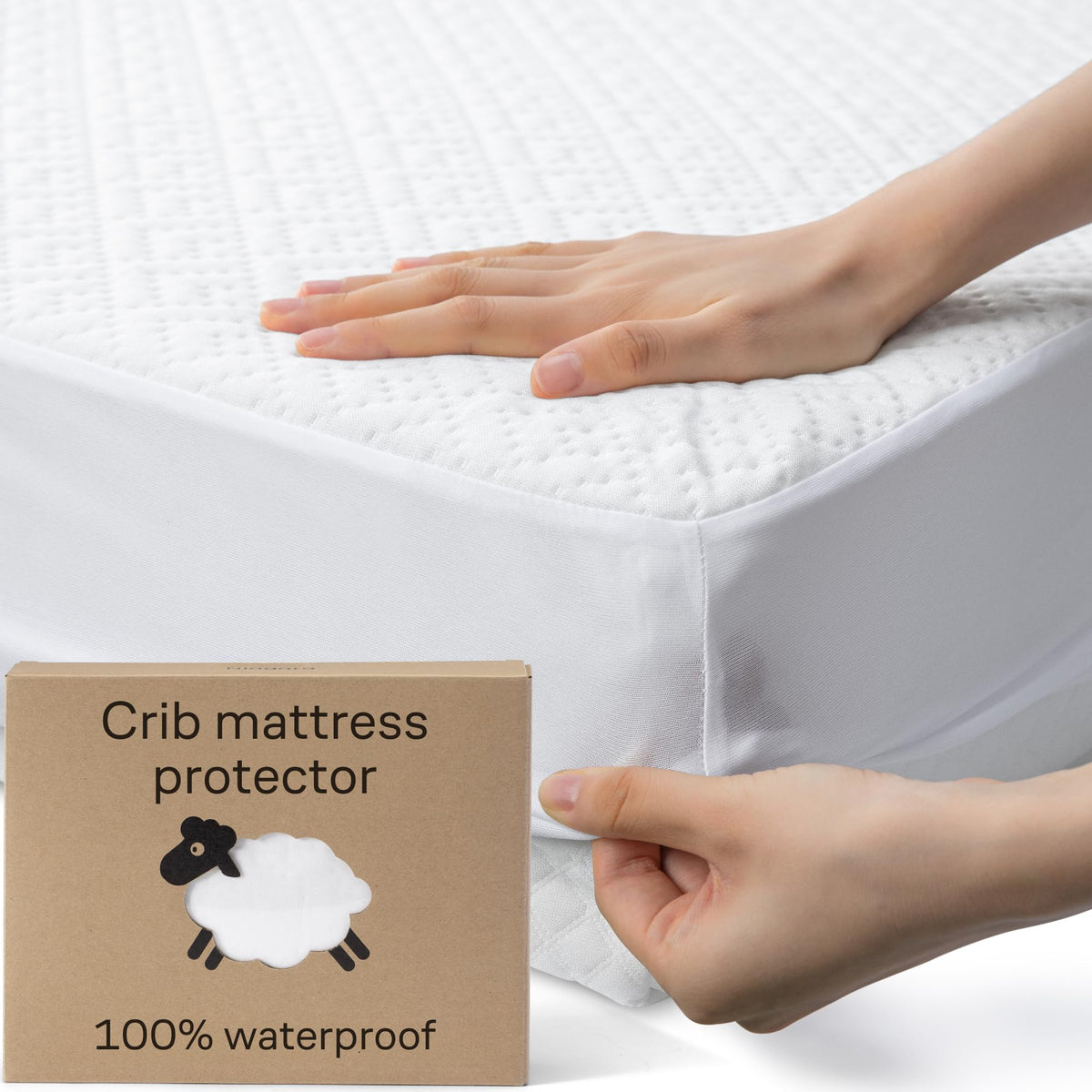 Niagara Sleep Solution viscose bamboo crib protector fabric; soft and breathable for baby skin.