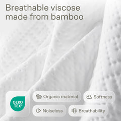 Niagara Sleep Solution waterproof crib mattress protector shields spills and accidents