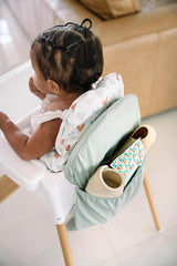 Nibble and Rest internal-zip-pocket close-up emphasizes secure small items storage
