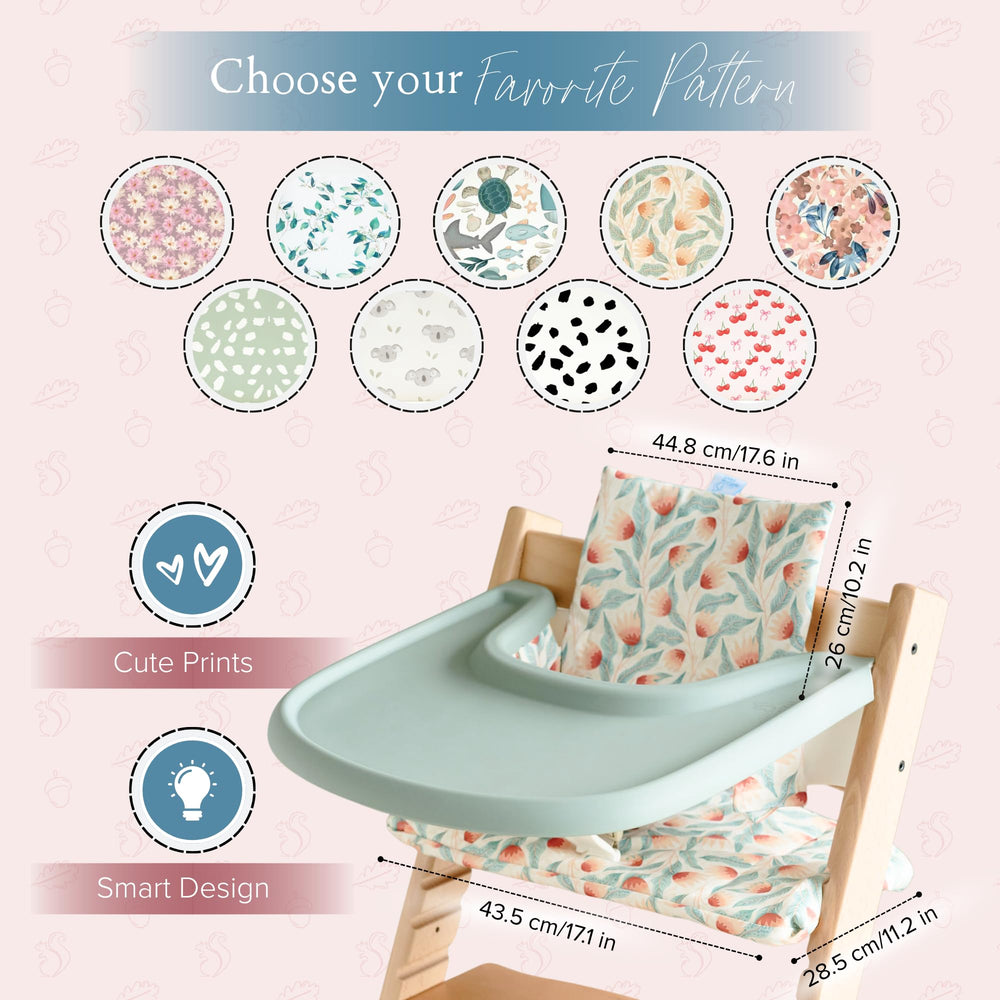 Nibble and Rest durable, low-maintenance fabric for busy mealtime routines