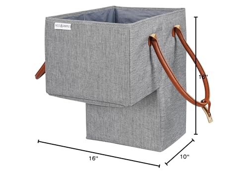 Nice & Simple Stair Basket ideal for households with kids and pets on stairs.