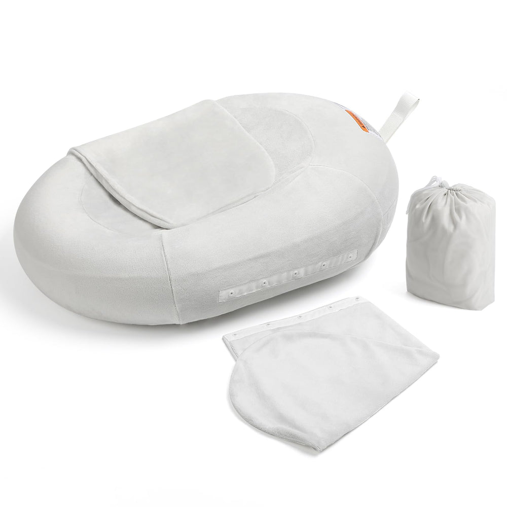 NICEMER inflatable baby bathtub ready for sink or tub with easy setup