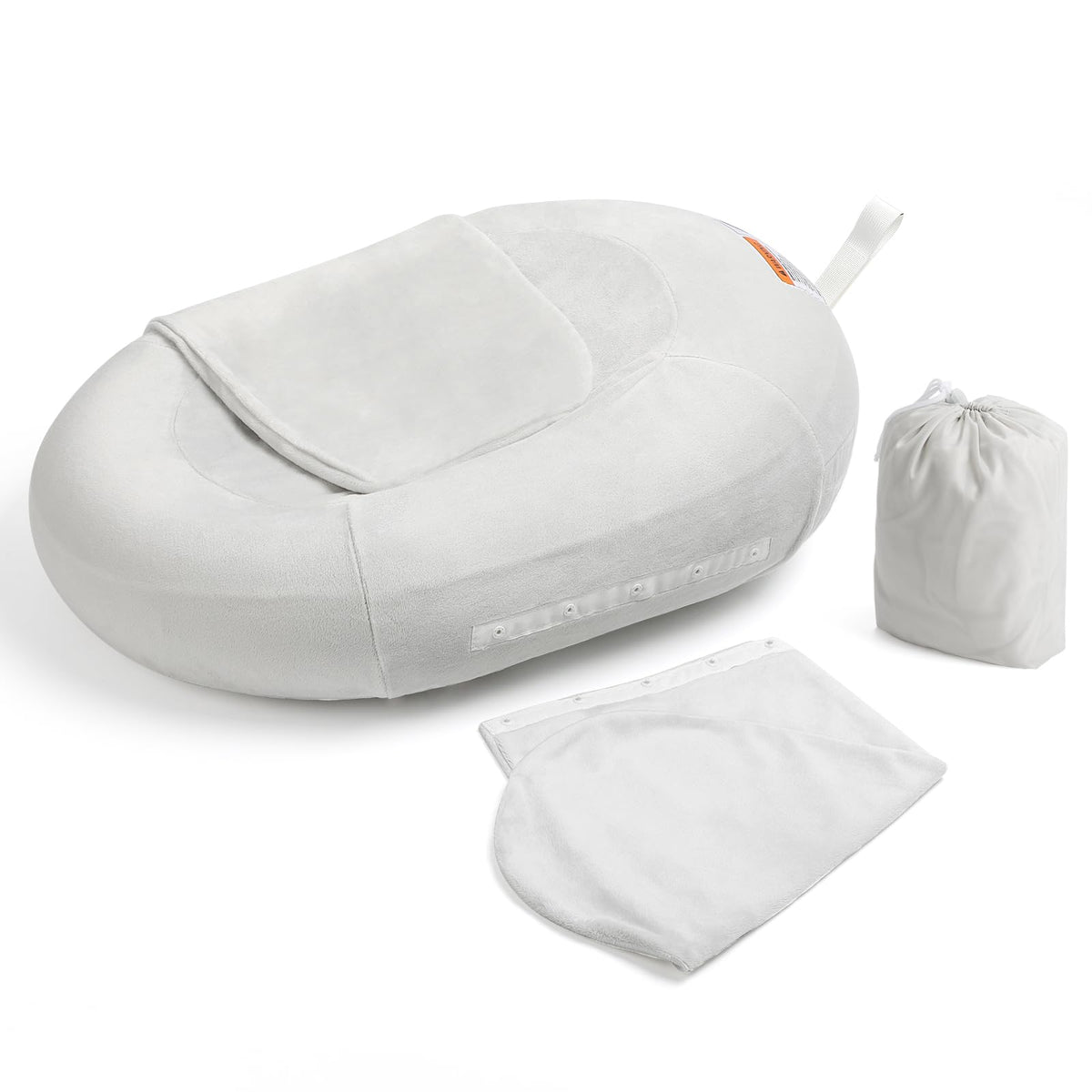 NICEMER inflatable baby bathtub ready for sink or tub with easy setup