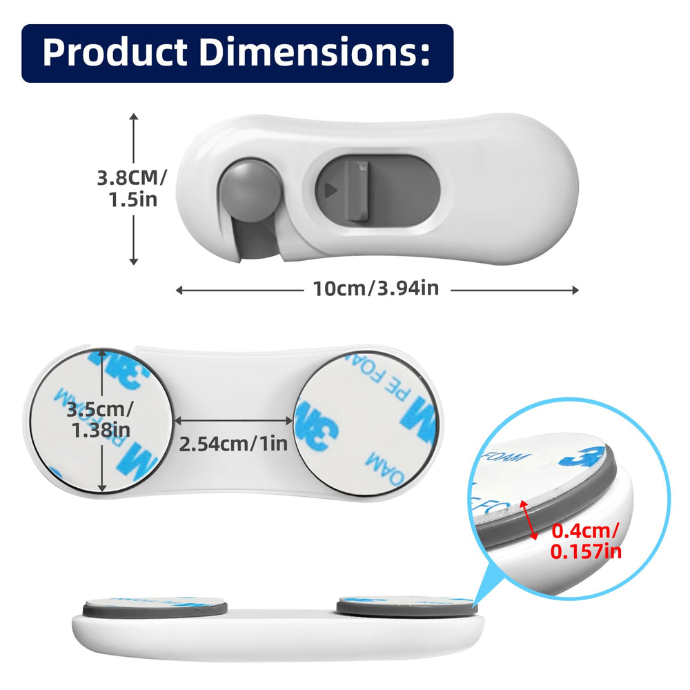 NiceTCU fridge lock installation with adhesive tool free setup