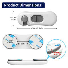 NiceTCU fridge lock installation with adhesive tool free setup