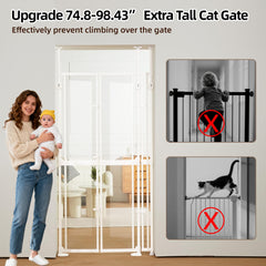 NiceTCU no-drilling installation example with pressure bolts protecting walls.