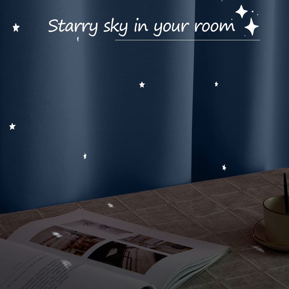 NICETOWN Kids curtains help create a calm bedroom ambience with soft light.