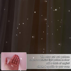 NICETOWN blackout panel provides room-darkening versatility for movie nights.