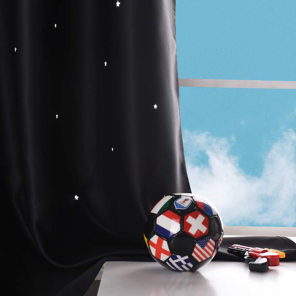 NICETOWN star-cutout-curtains-night-sleep delivers gentle light control for better rest.