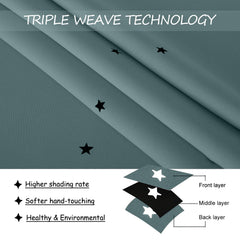 NICETOWN thermal insulated curtains help regulate bedroom temperature