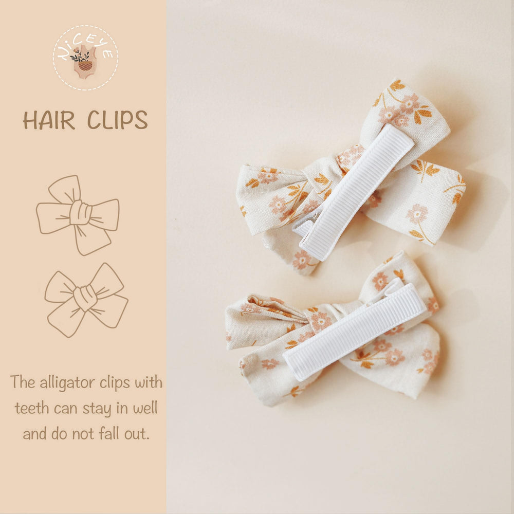 Niceye baby hair clips in solid colors, versatile for everyday ponies and buns.
