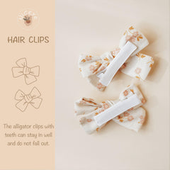 Niceye baby hair clips in solid colors, versatile for everyday ponies and buns.