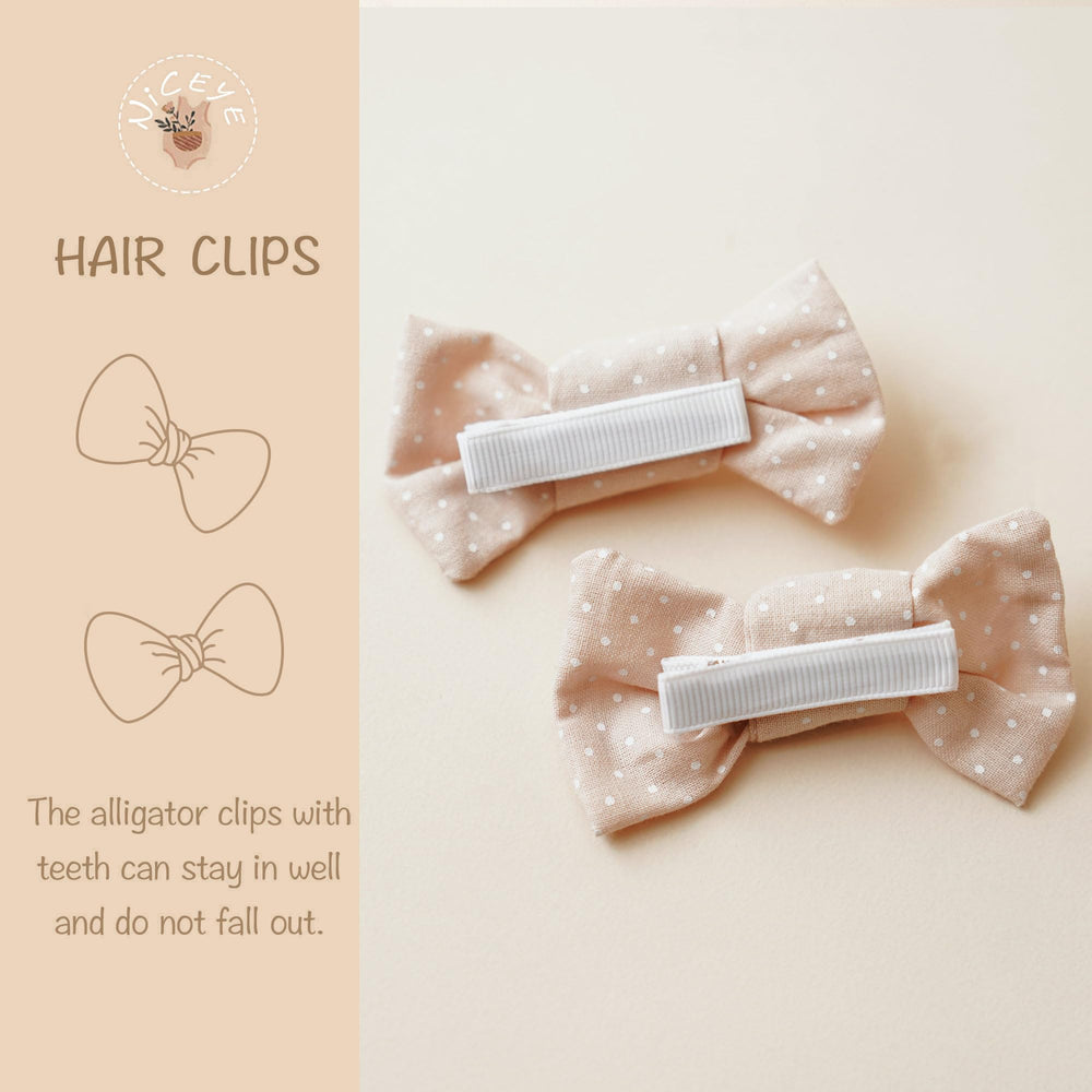 Niceye baby hair clips fully lined clip closeup highlighting gentle no-pull design.