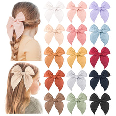 Niceye Fable bows colorful-pack close-up; secure clips for daily wear.