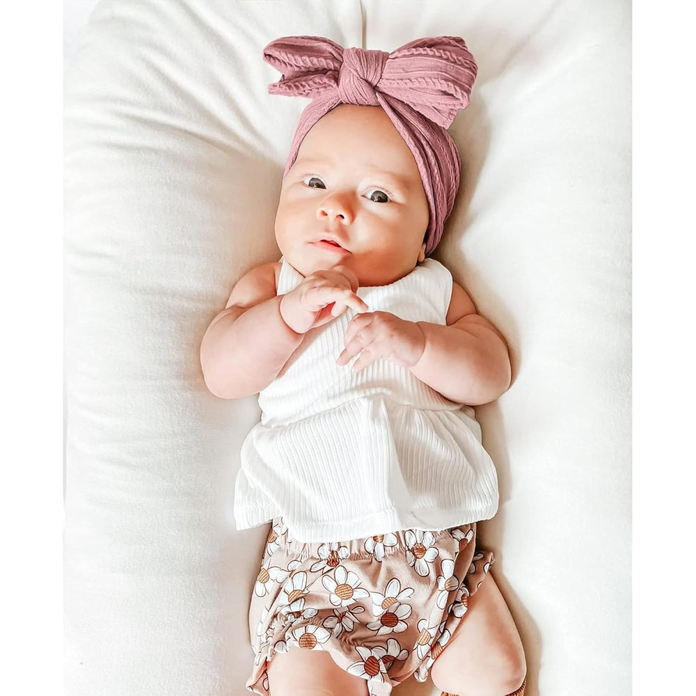 Niceye milk white headbands create soft, delicate accents for outfits