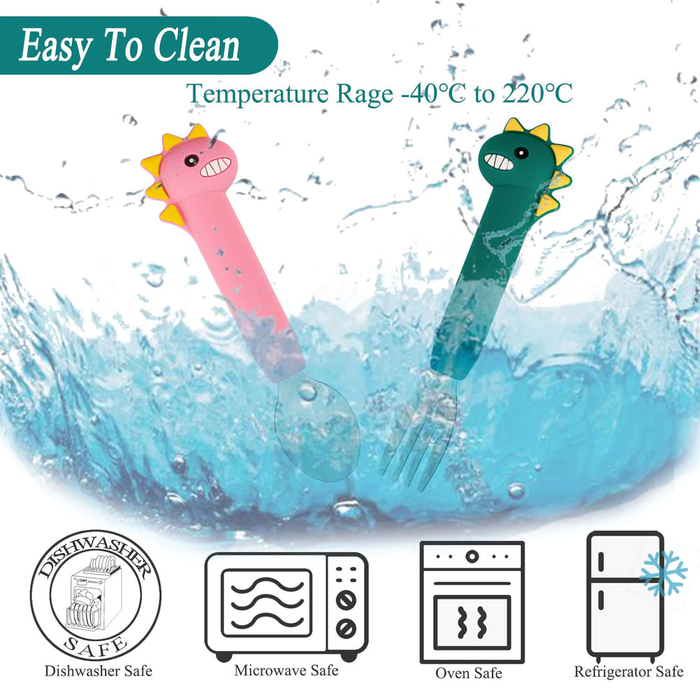 NICINGU dishwasher-safe set demonstrates easy cleaning after meals